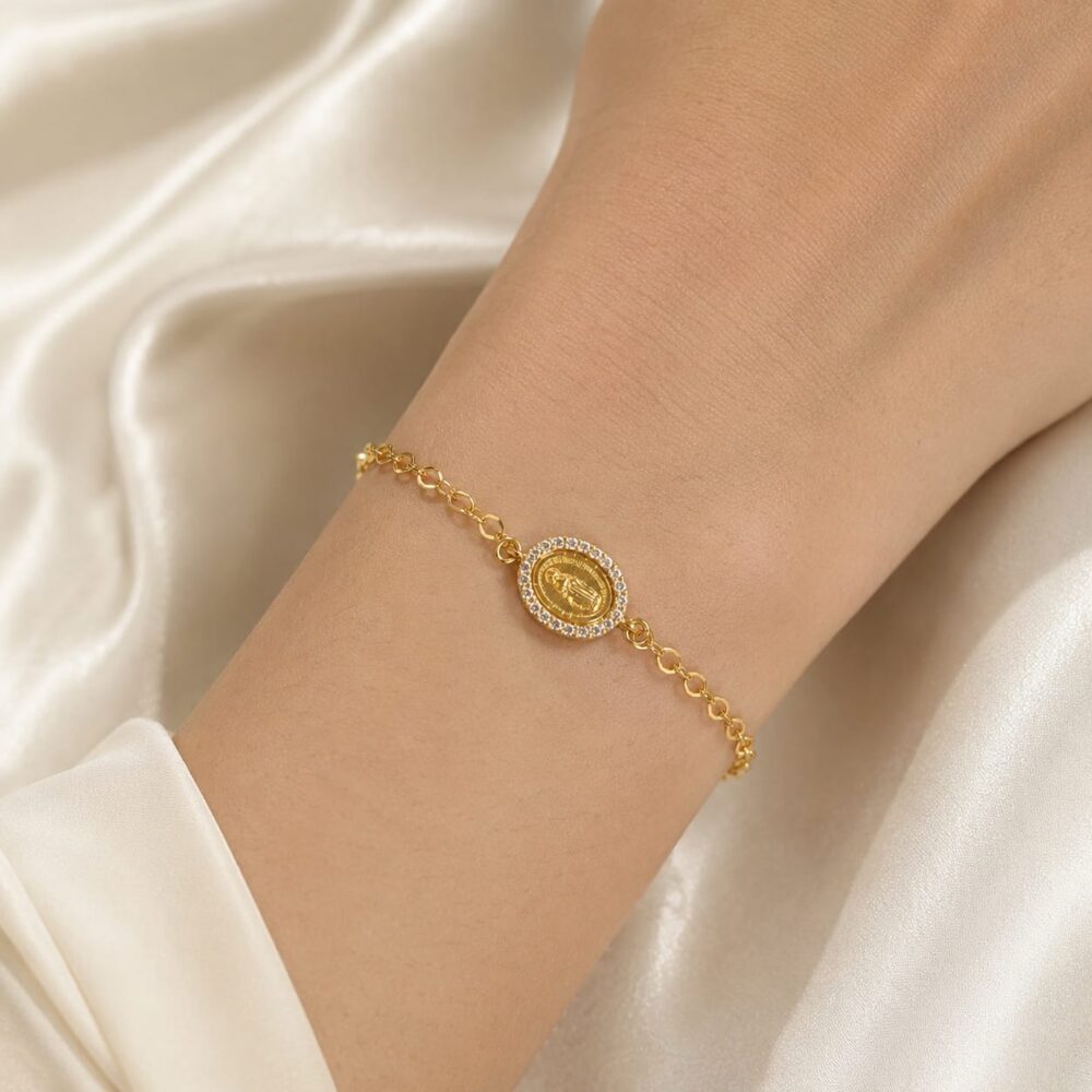 fatima diamantes oro amarillo 14k