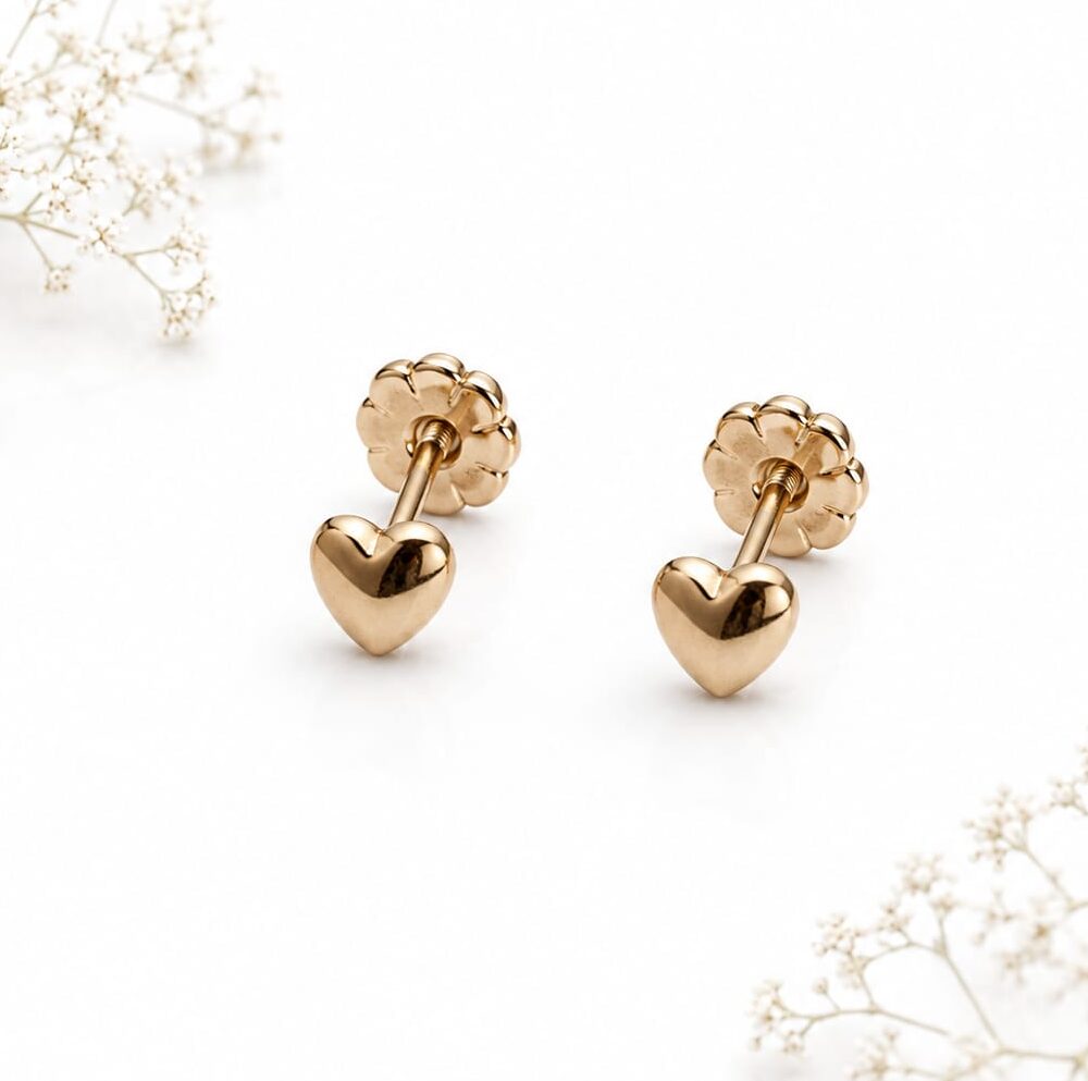 Corazon n1 oro rosa